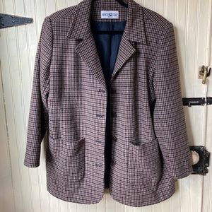 Plaid Blazer